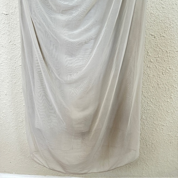 HOUSE OF CB L D-DD 'Nalini' Sand Maxi Dress NWOT - Picture 9 of 15